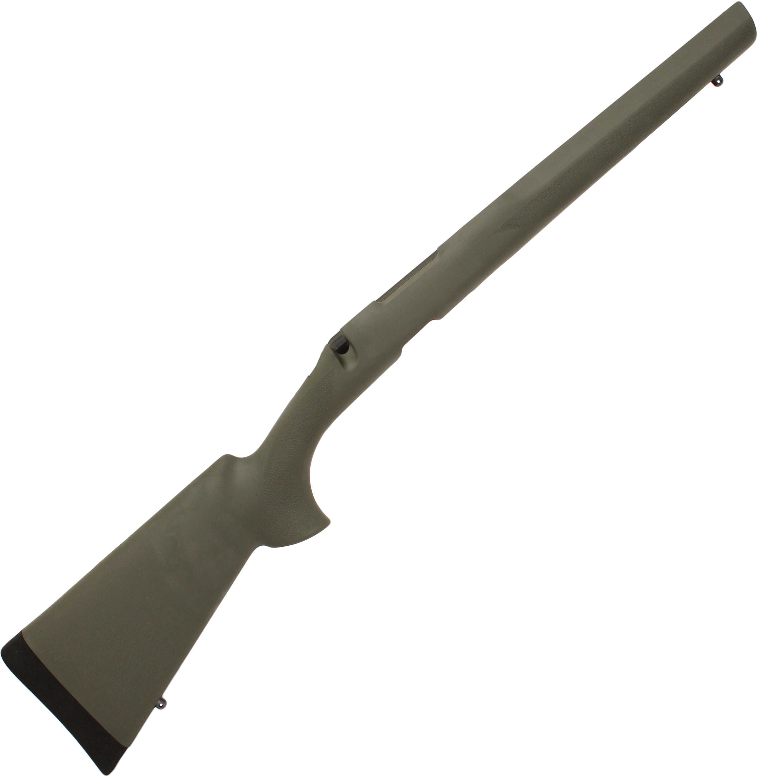 Hogue Remington 700 BDL Short Action Overmolded Stock Standard Barrel, Detachable Magazine, Pillarbed Olive Drab Green 70220