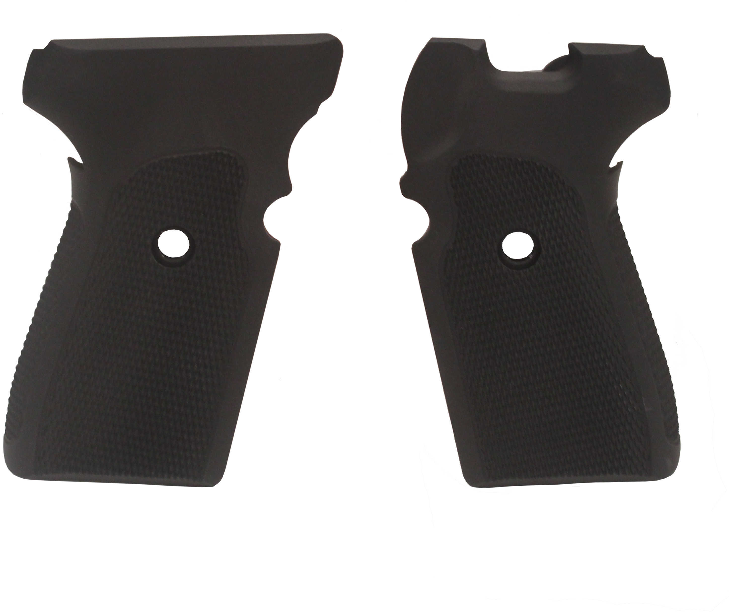 Hogue Sig P239 Grips Checkered Aluminum Matte Black Anodized 31170
