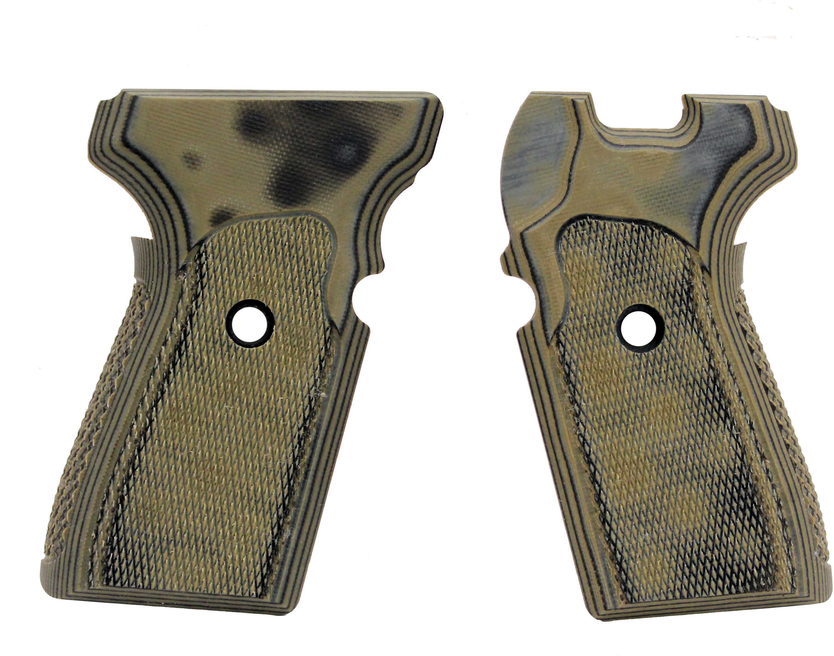Hogue Sig P239 Grips Checkered G-10 G-Mascus Green 31178