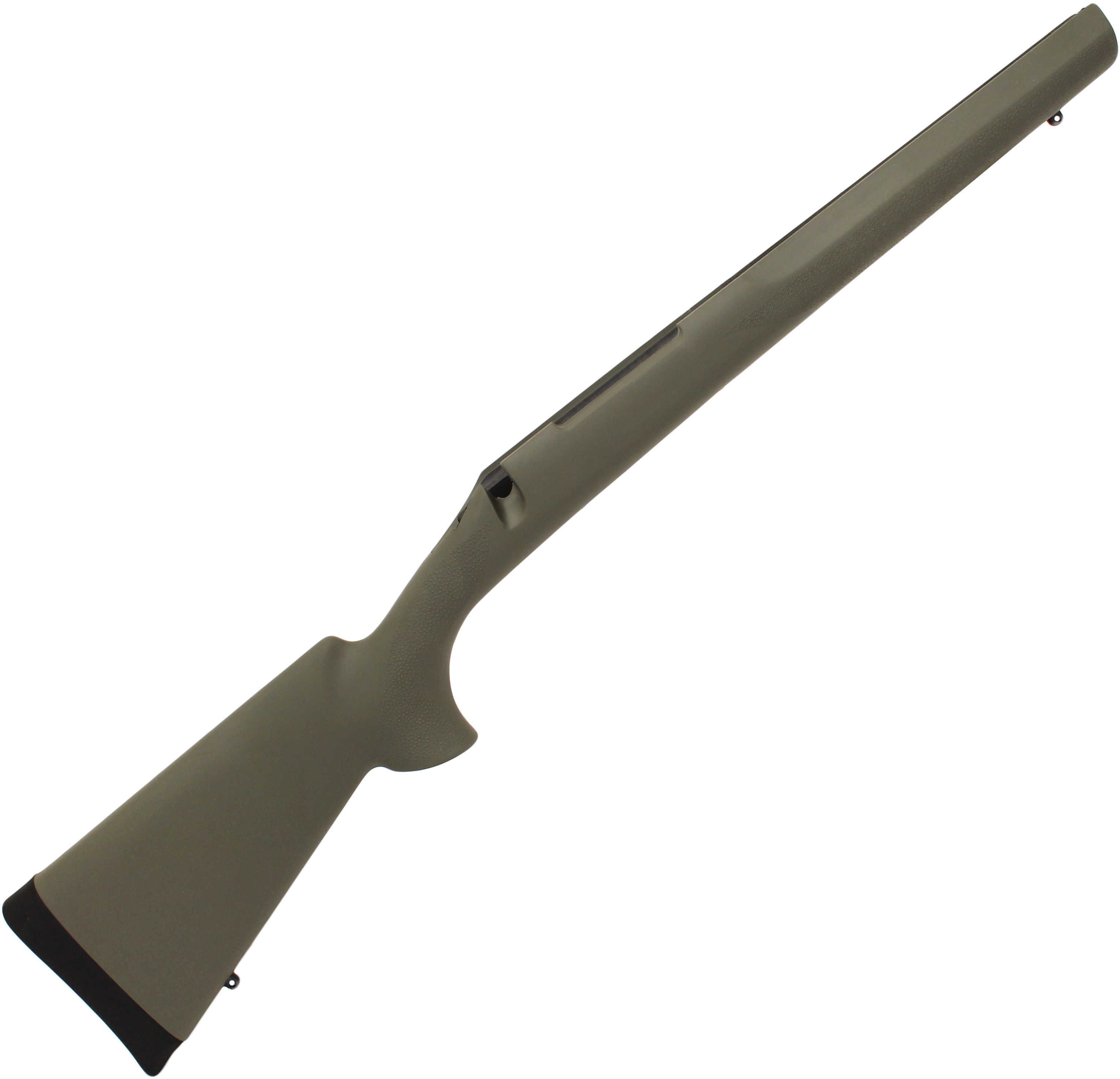 Hogue Remington 700 BDL Long Action Overmolded Stock Heavy Barrel, Pillarbed Olive Drab Green 70211