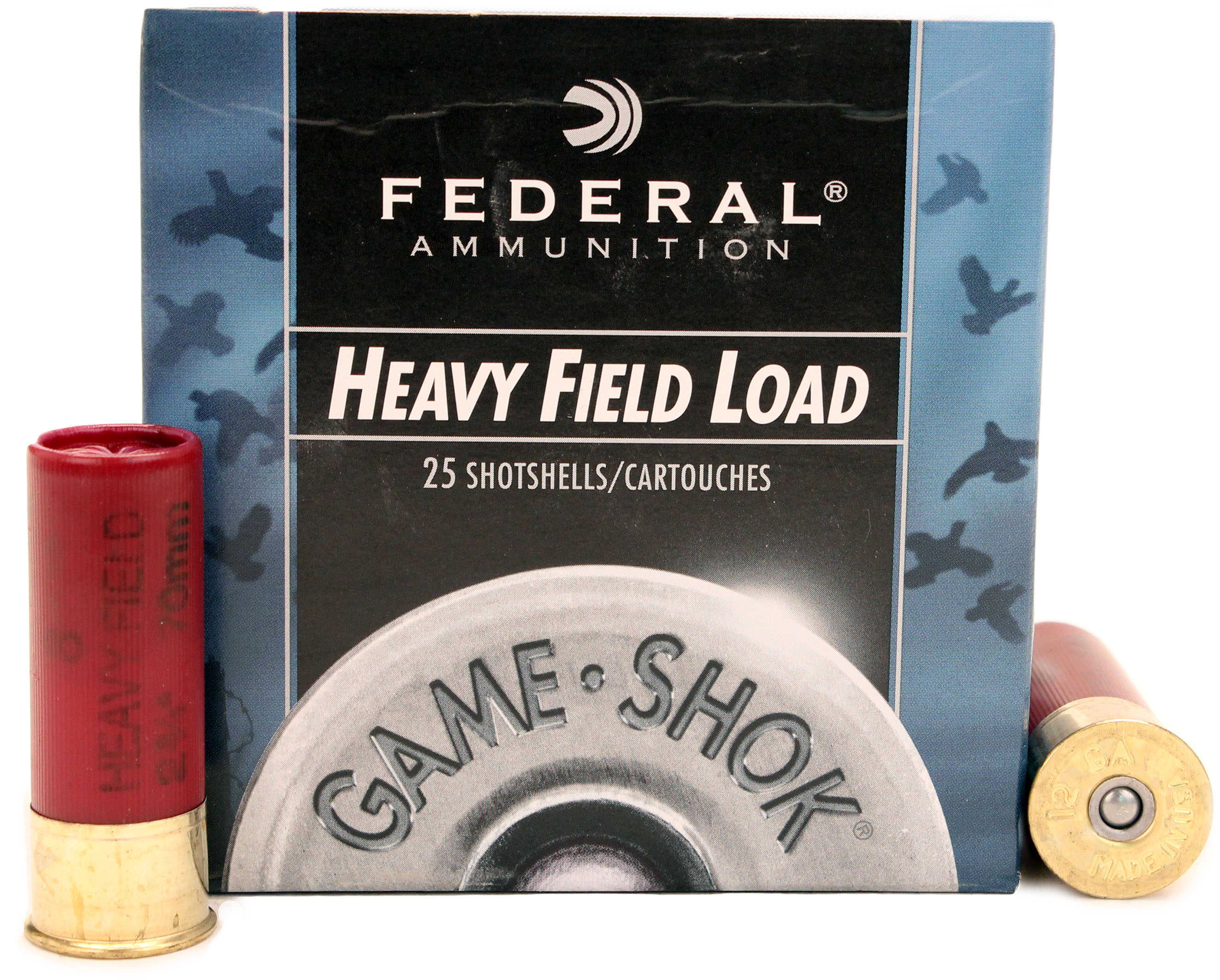 12 Gauge 25 Rounds Ammunition Federal Cartridge 2 3/4" 1 1/8 oz Lead #8