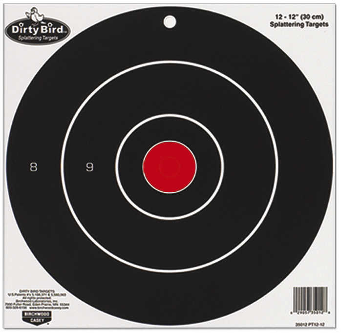 Birchwood Casey Dirty Bird 12" Bulls-Eye Target 100/ct