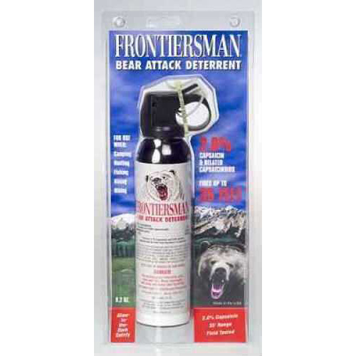 3-N-1 Spray Frontiersman Bear Deterrent W/Holster 52Gr