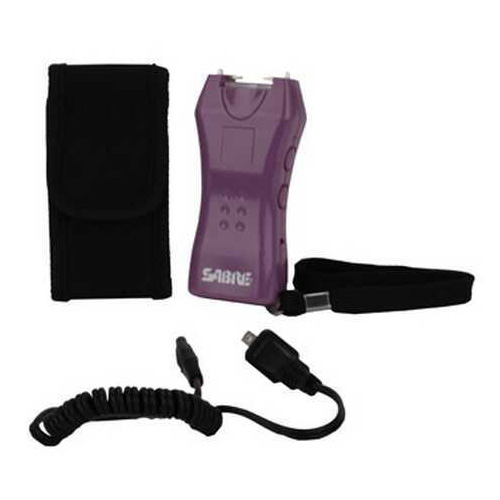 Sabre 600,000V Mini Stun Gun w/Holster Purple S-1005-PR