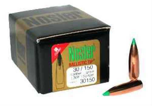 <span style="font-weight:bolder; ">Nosler</span> 30 Caliber 150 Grains Spitzer Ballistic Tip (Per 50) 30150