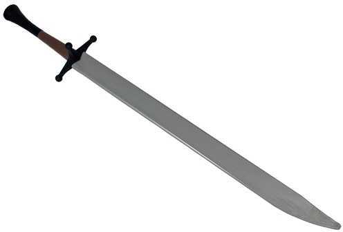 CAS Hanwei Complete Messer Langes, Silver Blade, Black Guard Md: PR9062