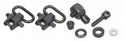 Allen Cases Sling Swivel Set for Pump And Semi-Auto Shotguns, 1" Slings, Black 14430