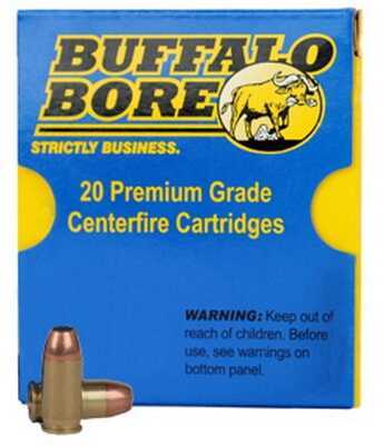 380 ACP 20 Rounds Ammunition Buffalo Bore 95 Grain Jacketed Hollow Point