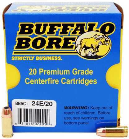 Click to see larger image. 9mm Luger 20 Rounds Ammunition Buffalo Bore 124 Grain Hollow Point