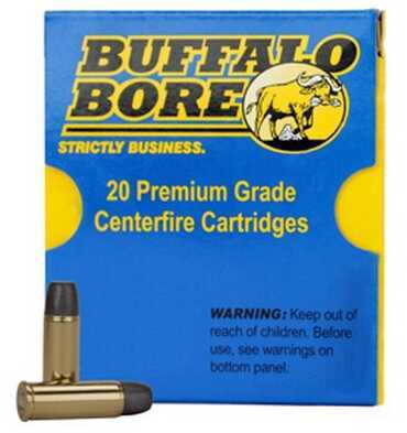 38 Super Automatic 20 Rounds Ammunition Buffalo Bore 124 Grain Hollow Point