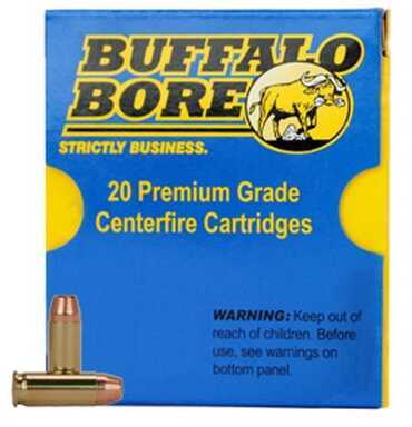 Buffalo Bore Ammunition 38 Super +P (Per 20) 124 Grains FMJ-FN 33C/20