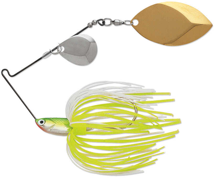 Normark Terminator T1 Spinnerbait 3/8oz Colorado/Okl Nickel/Gold Chartreuse/White Md#: T38CO02NG