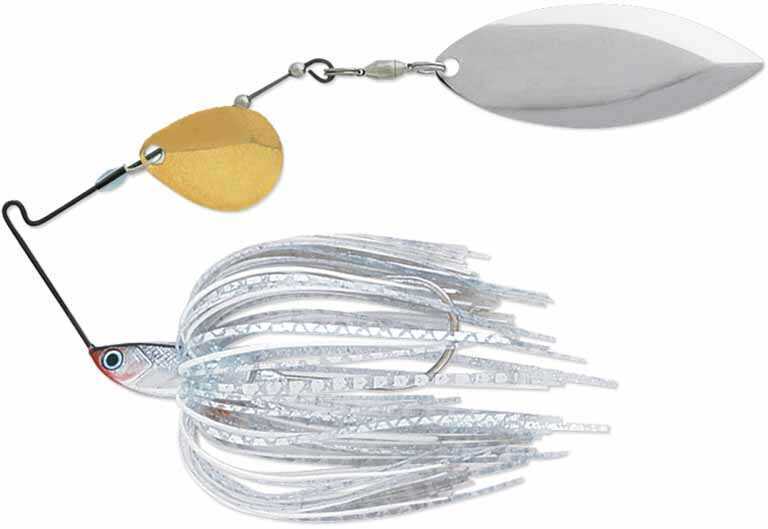 Normark Terminator T1 Spinnerbait 3/8oz Colorado/Willow Gold/Nickel Silver Shad Md#: T38CW44GN