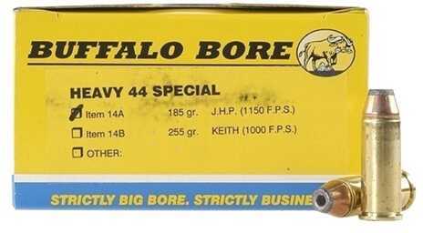 Buffalo Bore Ammunition Heavy 44 Special 180 Grains JHP (Per 50) 14A/50