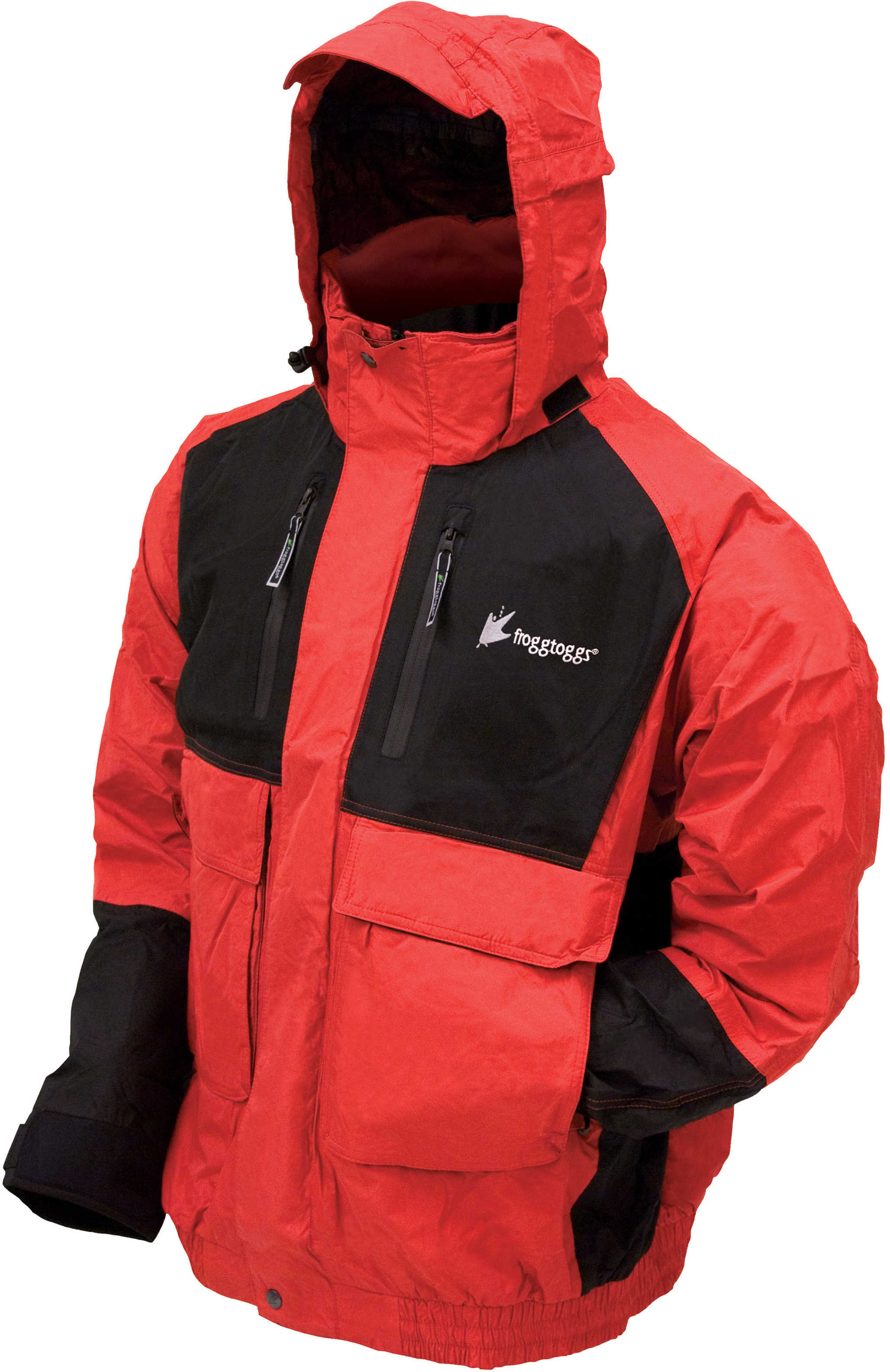 Frogg Toggs Firebelly Toadz Jacket Black/Red Medium NT6201-110MD