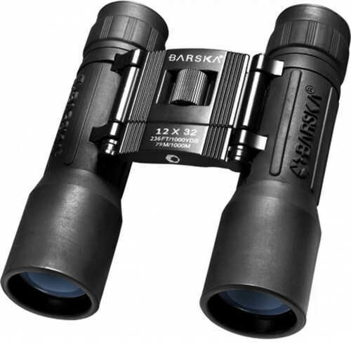 Barska Optics Lucid View Compact Binocular 12x32mm, Blue Lens, Black Md: Ab10113