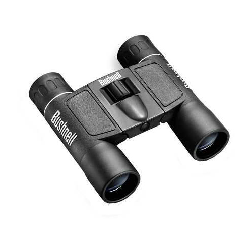 Bushnell Powerview Binocular 10X 25 Compact Roof Prism Black Rubber 8.5Oz 132516