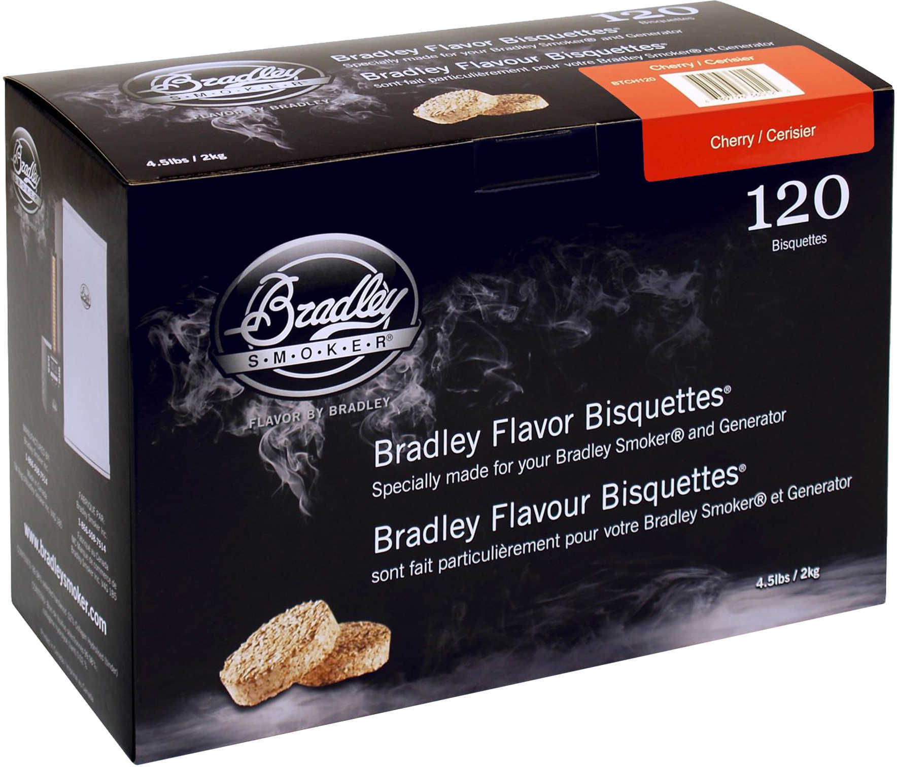 Bradley Technologies Smoker Bisquettes Cherry (120 Pack) Md: BTCH120