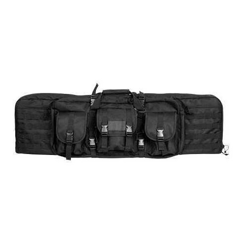 NCSTAR Double Carbine Case 36" Rifle Nylon Black Exterior PALS Webbing Interior Padded with Thick Foam Accommodates