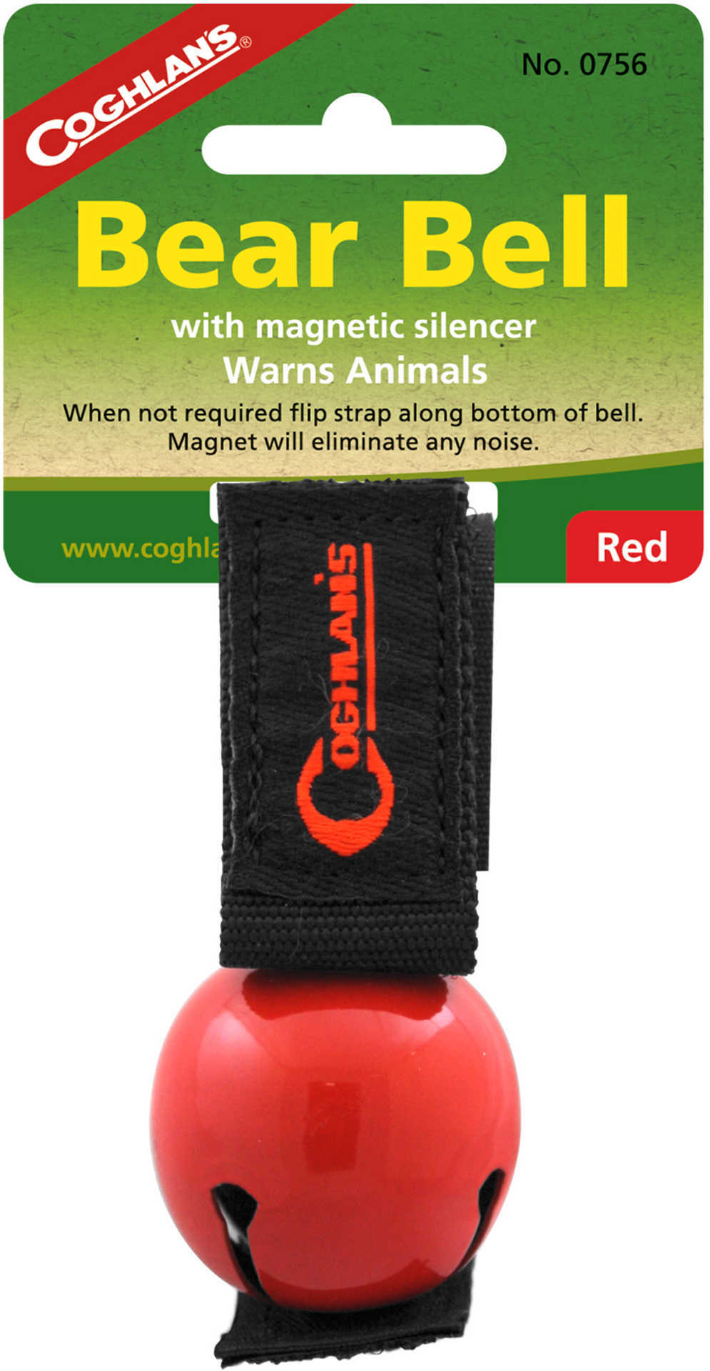 Coghlans Bear Bell Magnetic, Red 0756