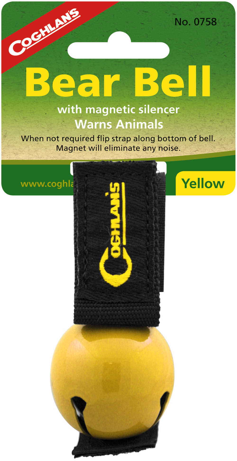 Coghlans Bear Bell Magnetic, Yellow 0758
