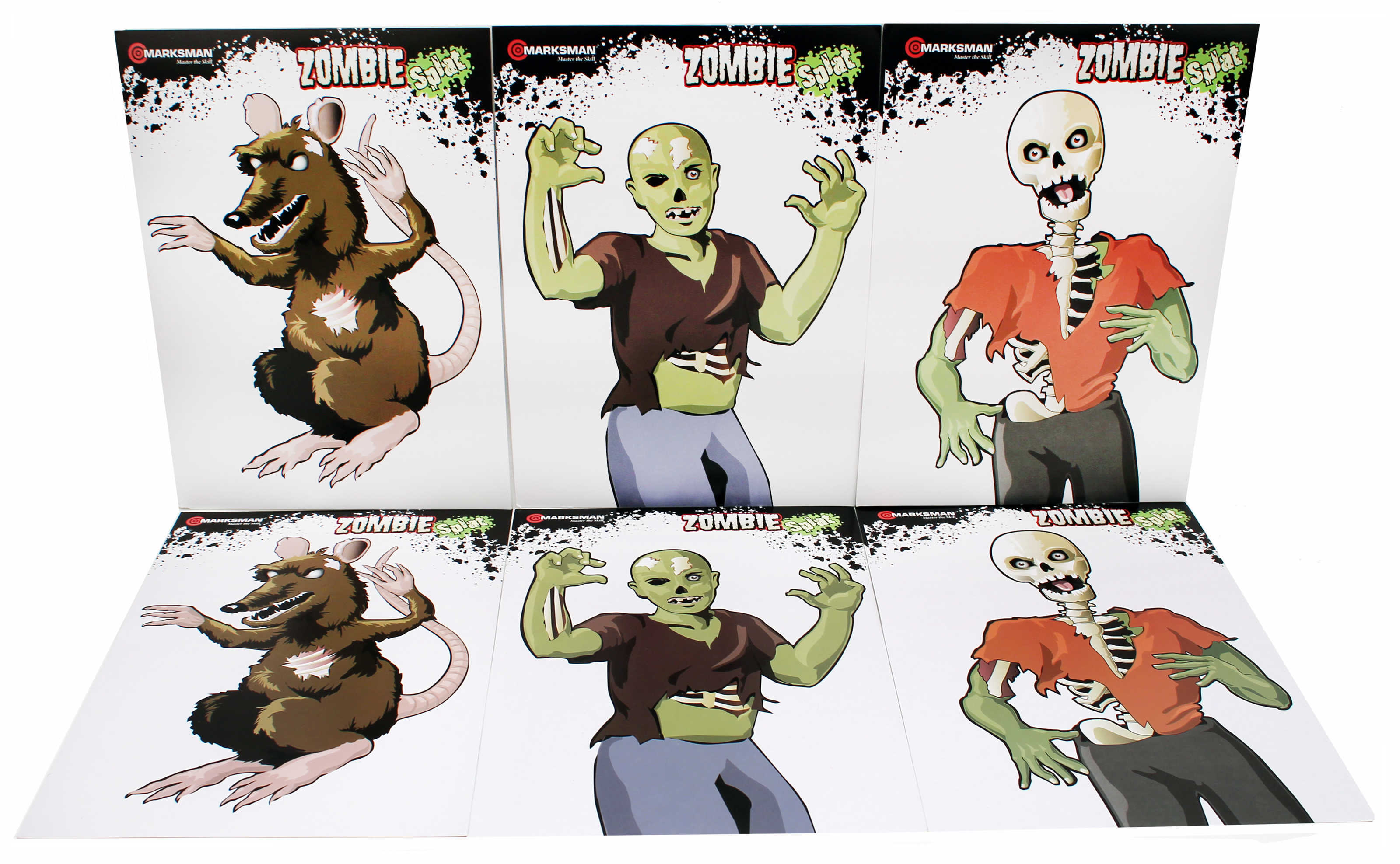 Marksman Beeman Zombie Style Paper Targets 3 Styles 2 ea 2095Z