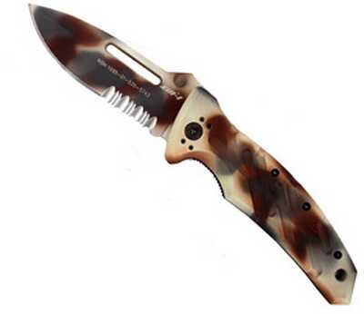 Ontario Knife Company XM Series 1DS, Desert Camo, Combo Edge 8765