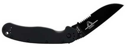 Ontario Knife Company RAT Folder - Black Partial Serration 8847