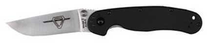 Click to see larger image. Ontario Knife Company RAT Model II Folder SP, Black Handle 8860