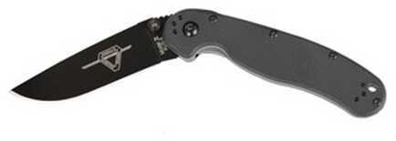 Click to see larger image. Ontario Knife Company RAT Model II Folder BP, Black Handle 8861