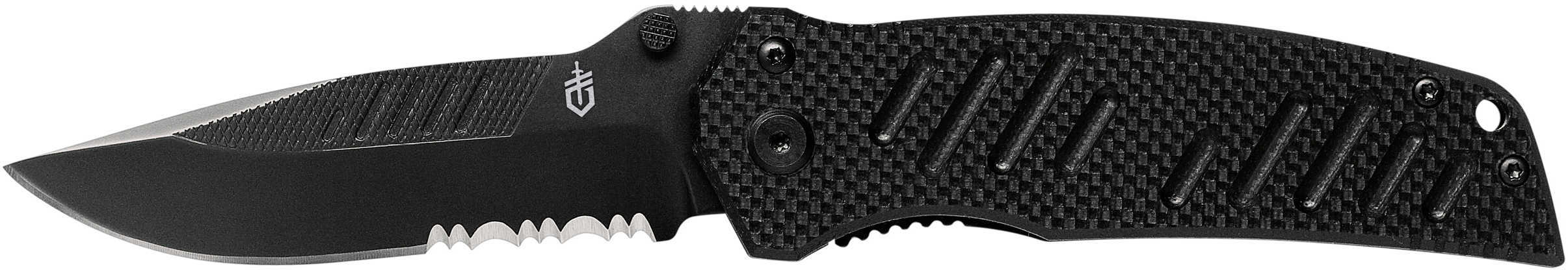 Gerber Blades Swagger, Drop Point Half-Serrated/Clam 31-000594