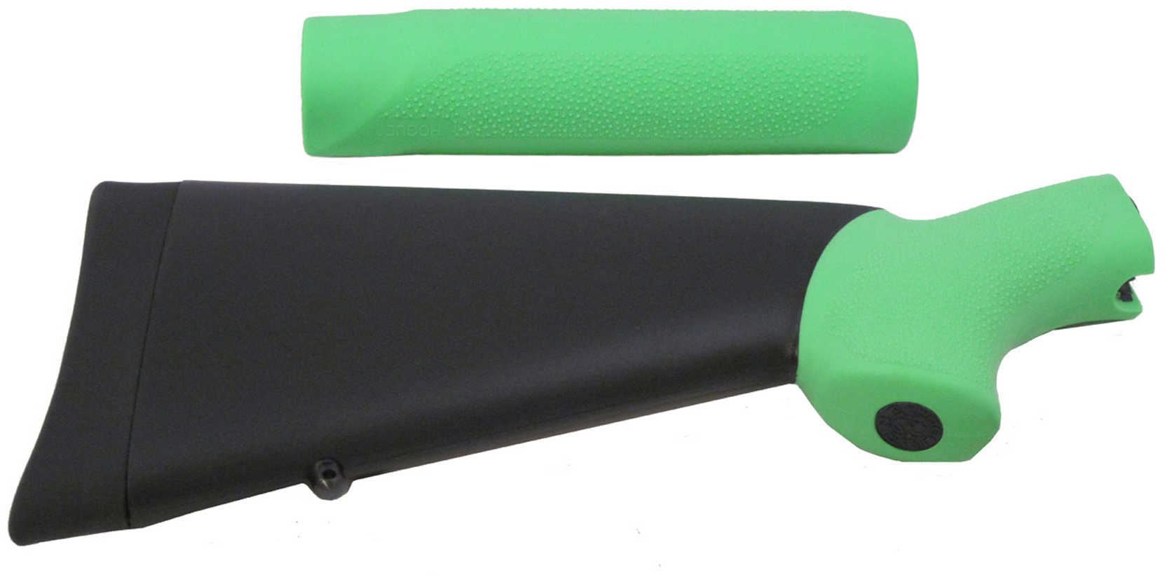 Hogue Mossberg 500 OverMolded Shotgun Kit, Zombie Green 05013