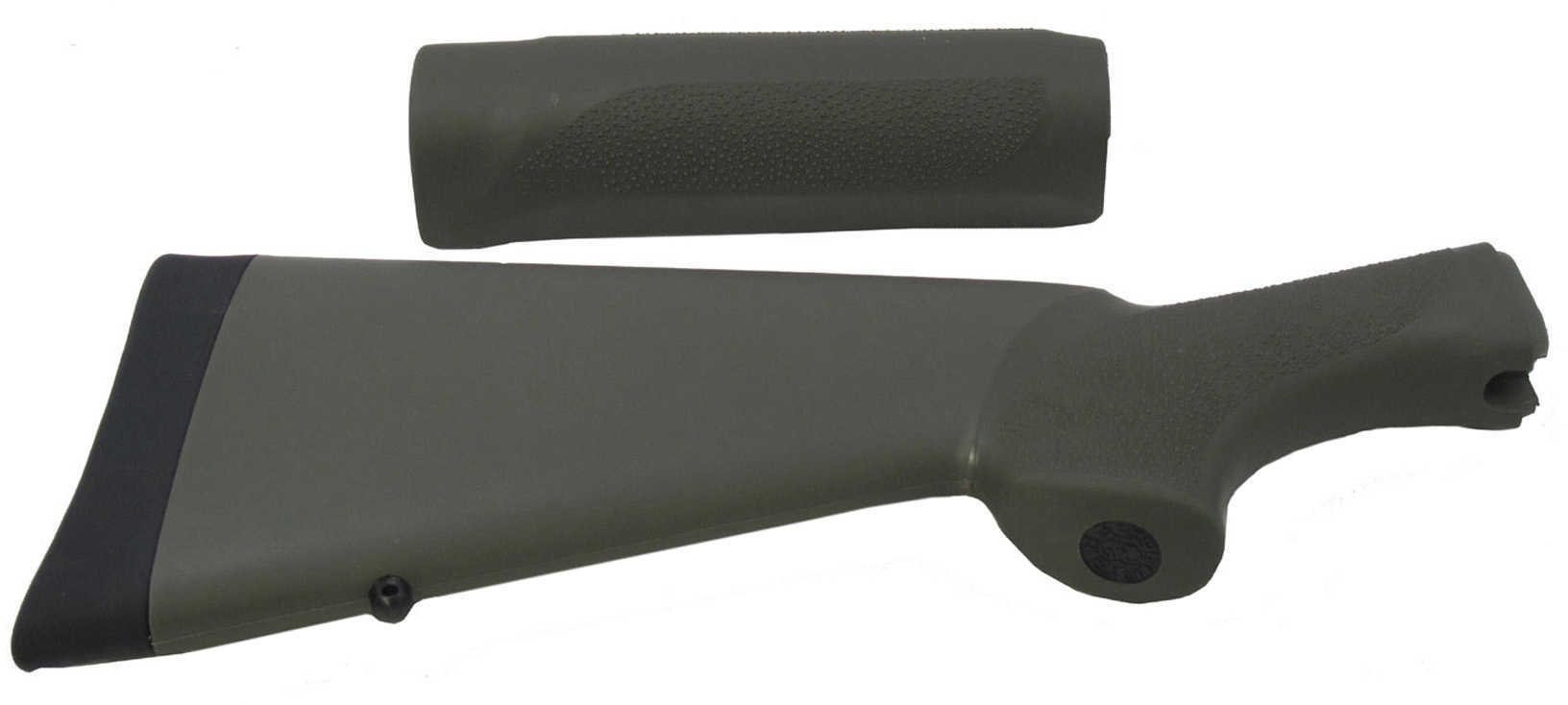 Hogue Remington 870 Overmolded Stock w/Forend Olive Drab Green 08212