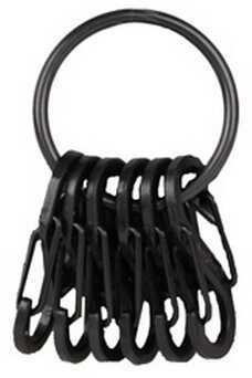 Nite Ize Key Ring Steel Black/Black S-Biners KRGS-01-R3