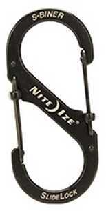 Nite Ize SlideLock Steel S-Biner #4 Black LSB4-01-R3