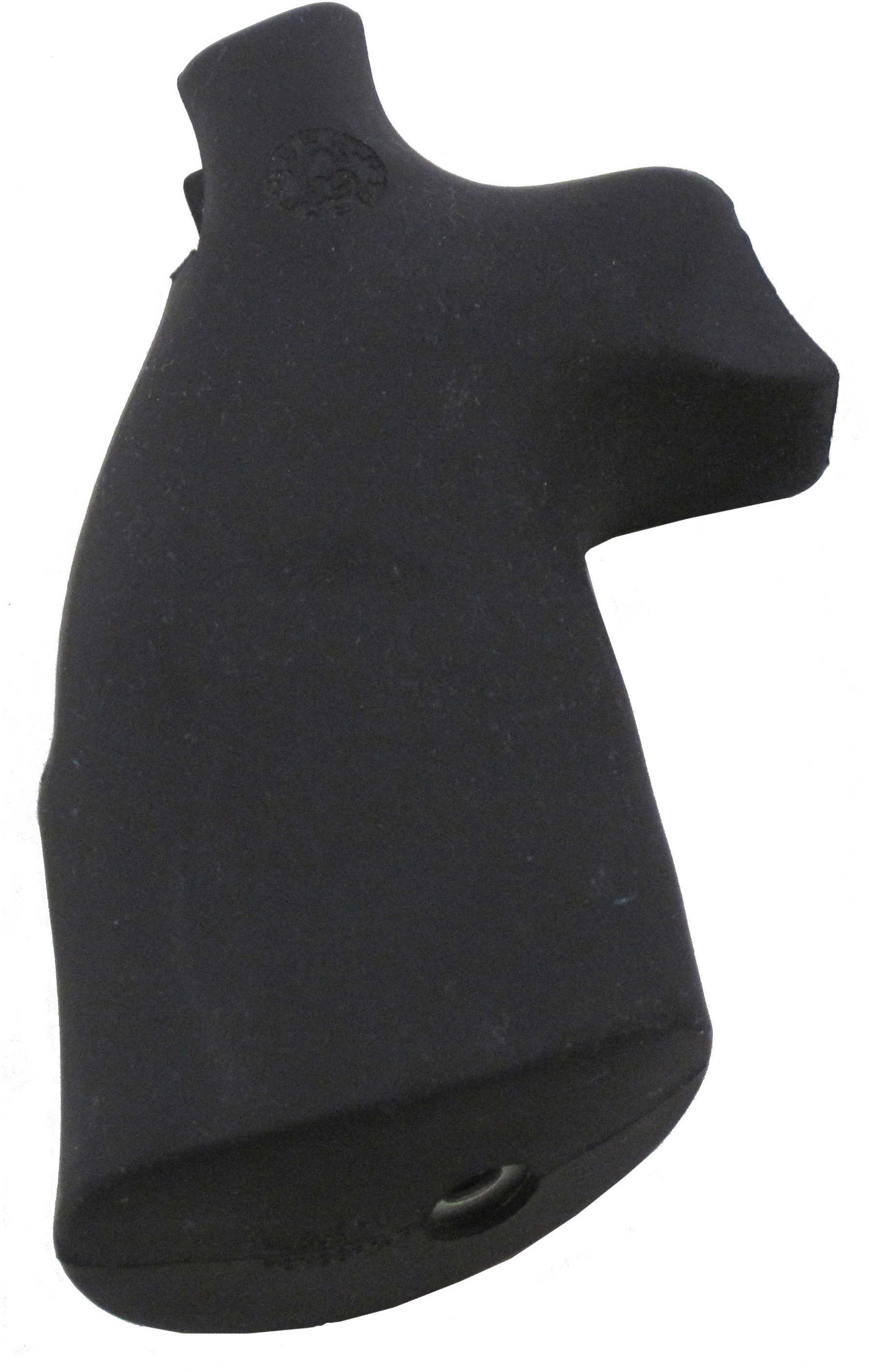 Hogue S&W K/L Frame Round Butt Grips Rubber Convert Monogrip, No Finger Grooves, Black 19012