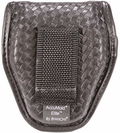 Bianchi 7917 AccuMold Elite Double Cuff Case Hidden Snap, Basket Black 22178