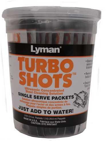Lyman Turbo Shots Single Serve Ultrasonic Case Cleaning Solution 10 Pack Steel 7631738