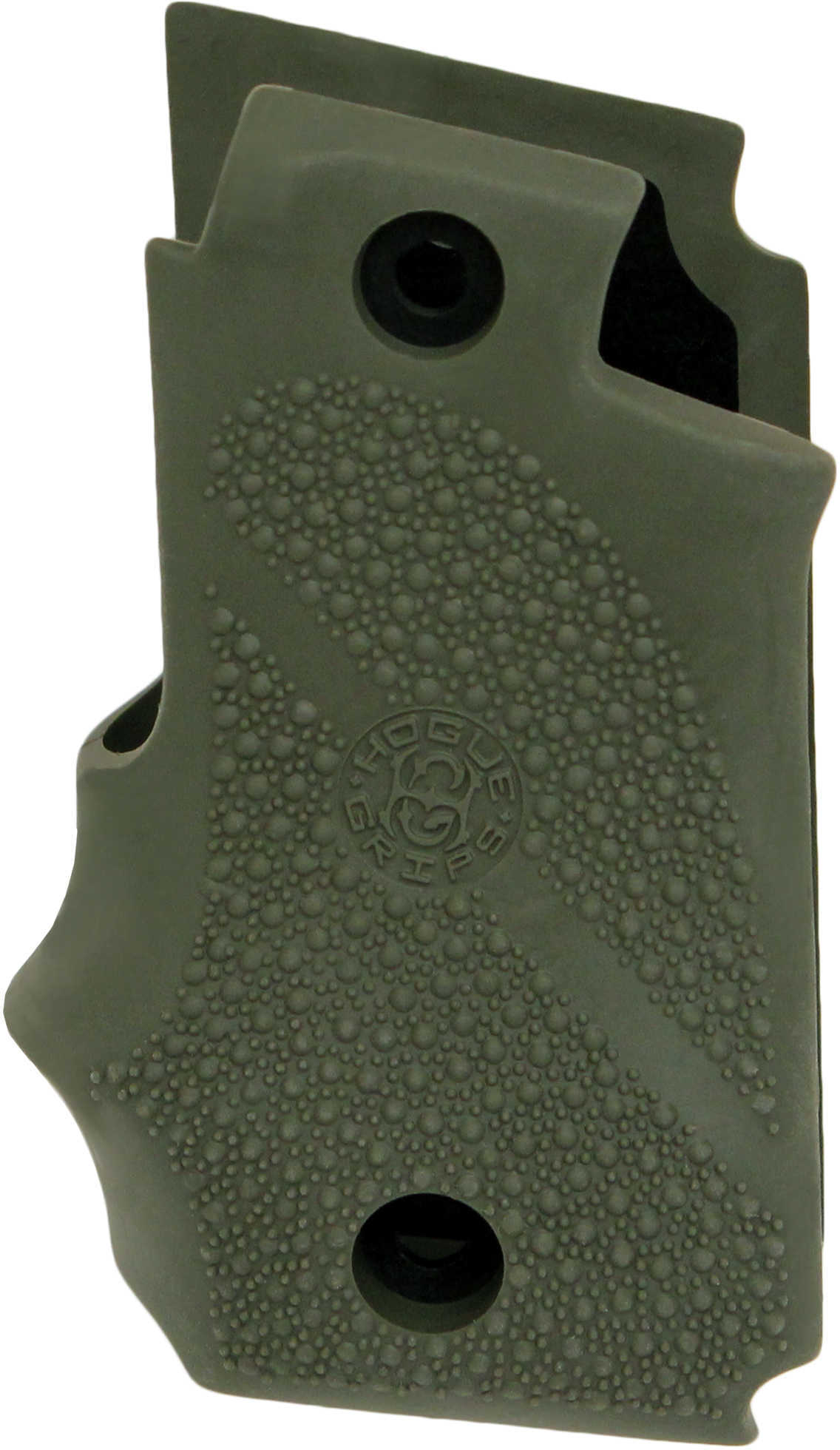 Hogue Sig P238 Grips Rubber w/Finger Grooves Olive Drab Green 38001