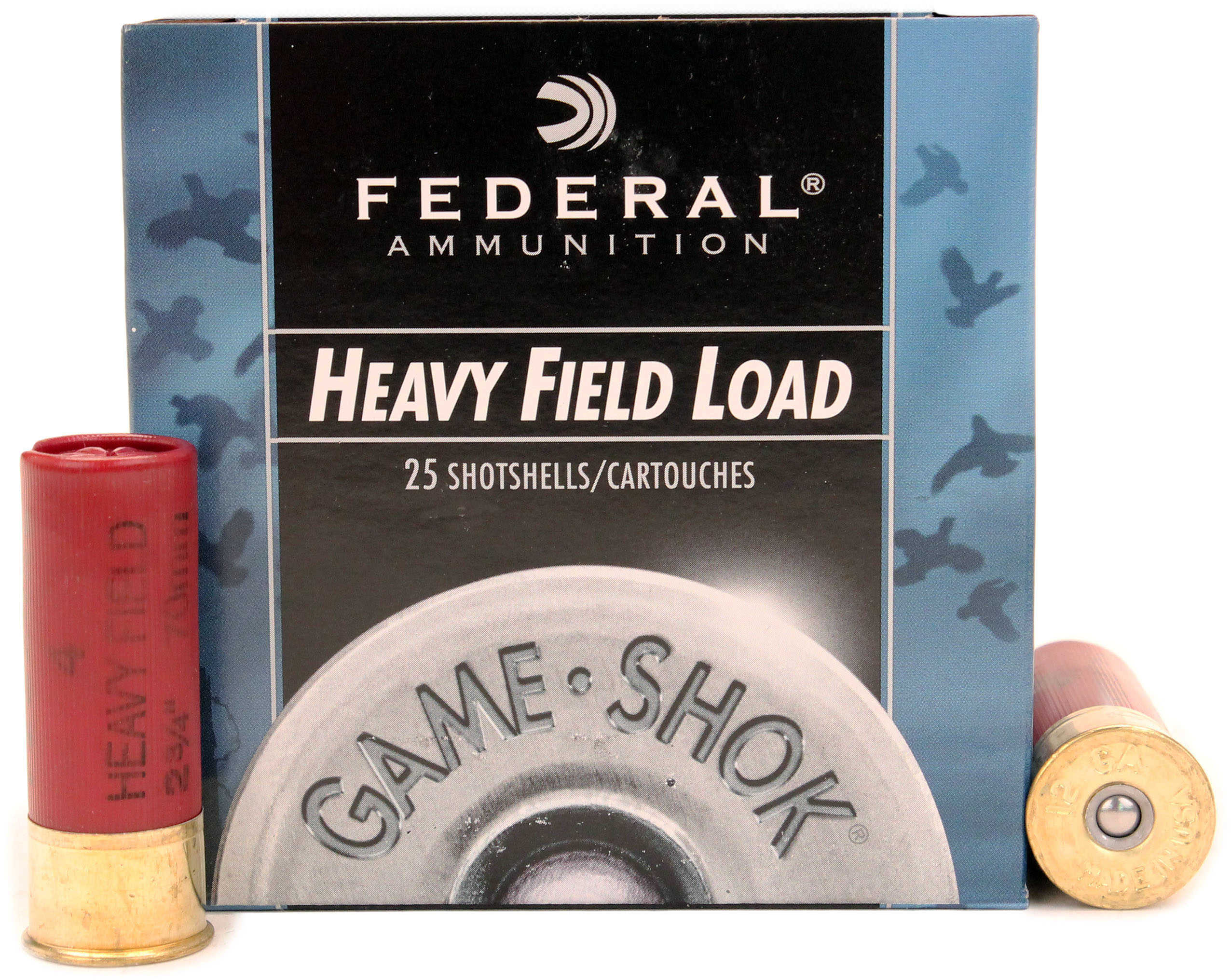 12 Gauge 25 Rounds Ammunition Federal Cartridge 2 3/4" 1 1/4 oz Lead #4