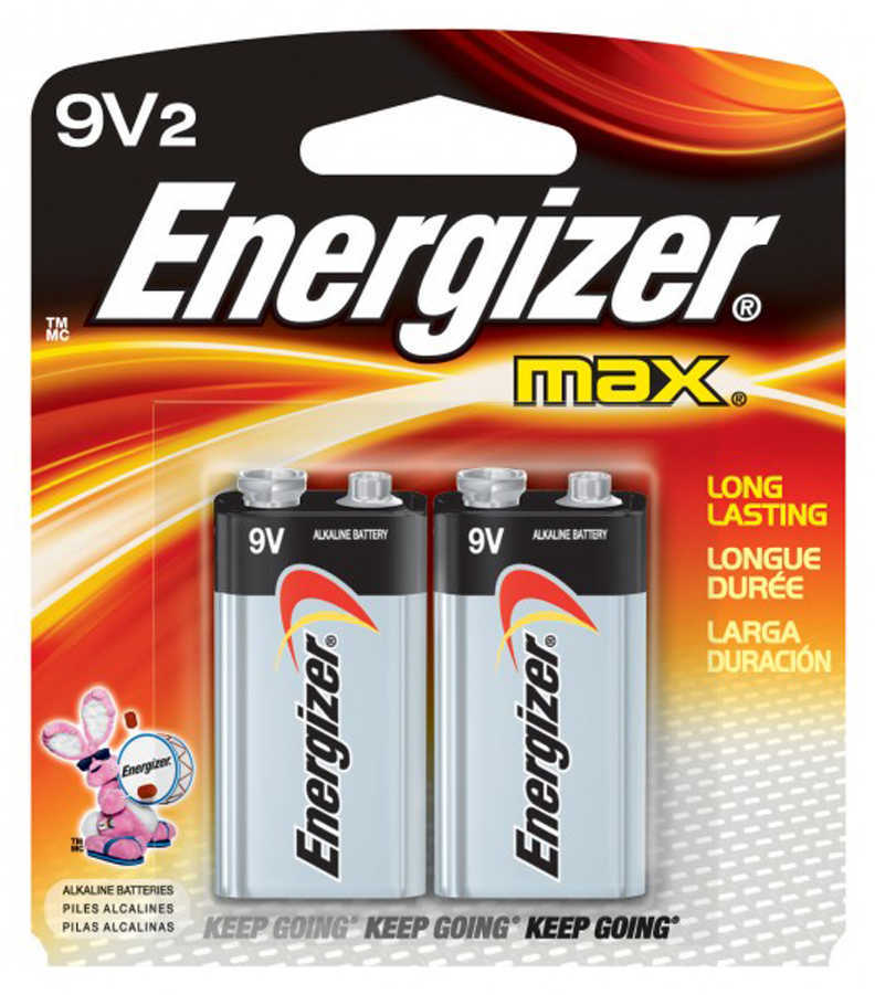 Energizer Premium Max Batteries 9-Volt (Per 2) 522BP-2