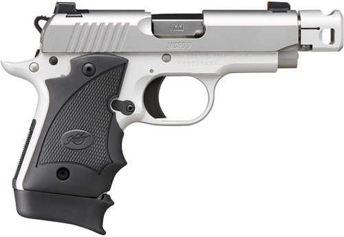 Kimber Micro 9 Stainless MC Pistol 9mm 3.45 in. barrel, 7 rd capacity, black rogue rubber finish