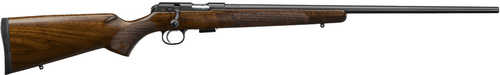 Click to see larger image. CZ 457 American Rifle 22lr 24 in. barrel, 5 rd. , blue, walnut finish