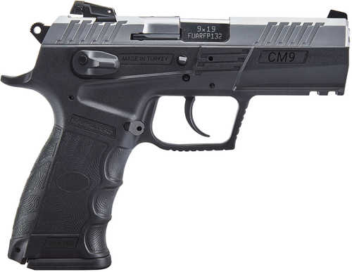 Sar Usa Cm9 9mm Luger 3.80" Barrel 1-10 Rnd Mag Black Stainless Steel Interchangeable Backstrap Grip