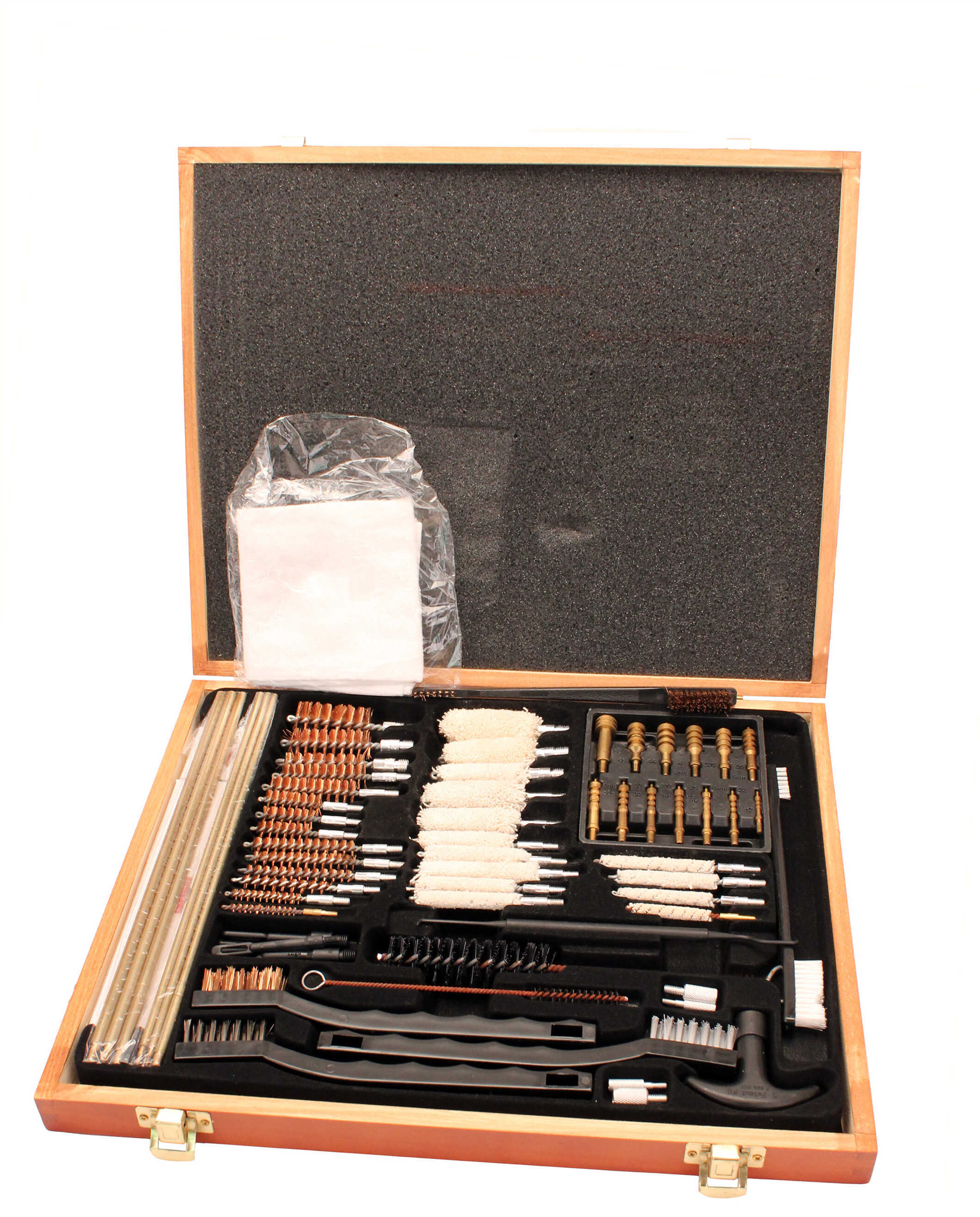 Gunmaster by DAC Universal Select 63 Piece Deluxe Gun Cleaning Kit Wooden Case UGC96W