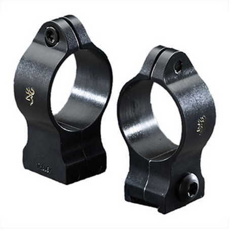 Browning 1" Matte Black Rings Fit /ABolt/Bar/BLR Md: 12345