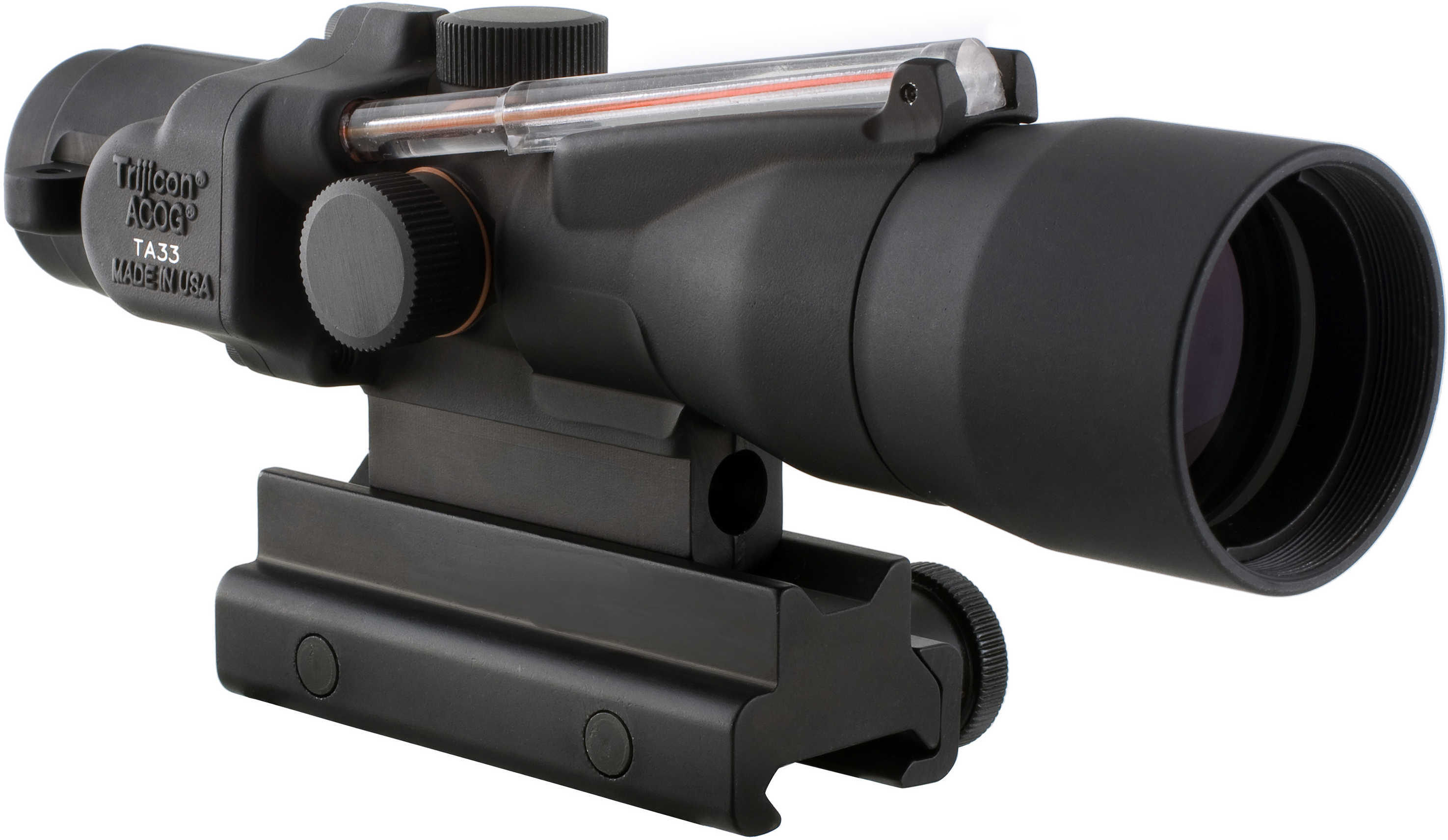 Trijicon ACOG Rifle Scope 3X 30 Red Chevron .308 Flattop Matte M16 Base