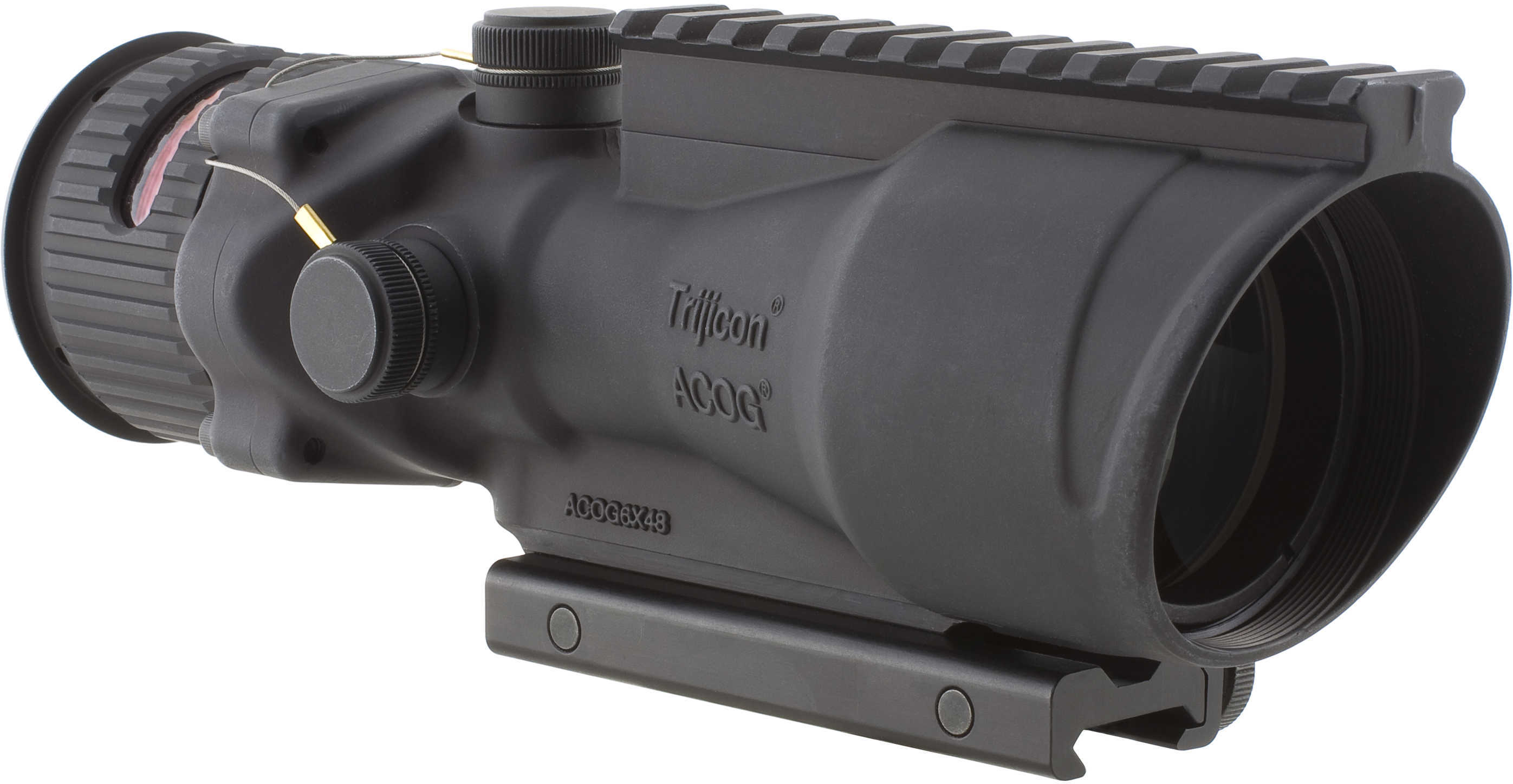 Trijicon ACOG Rifle Scope 6X 48 Red Chevron .223 Flttp Matte Ta75 Adptr Flattop Ta648