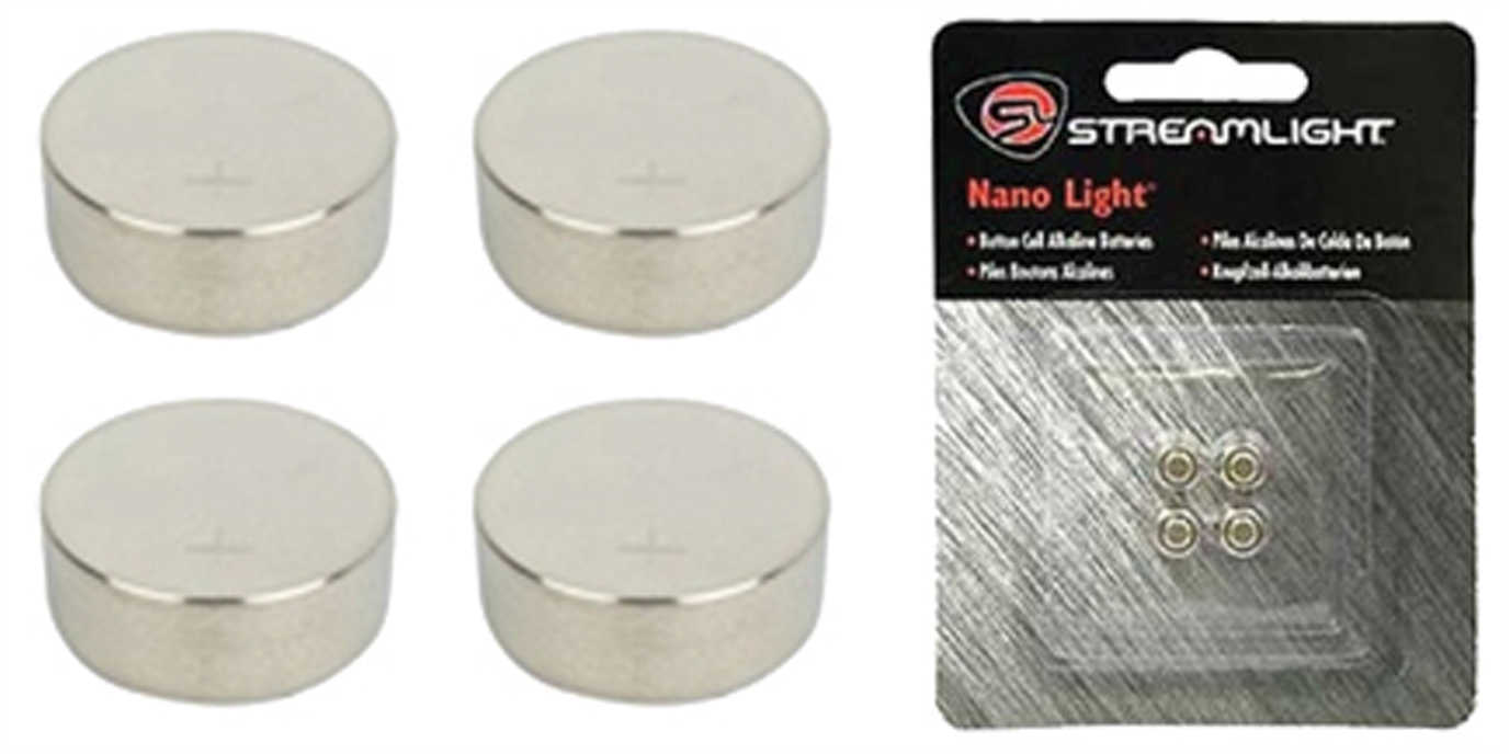 Streamlight Battery Fits Nano 4- Pack Silver 61205