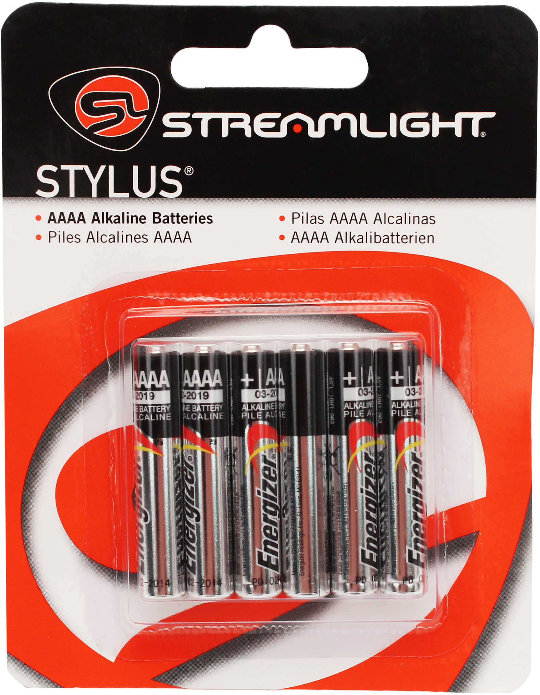 Streamlight Stylus Replacement Battery, 6 pack AAAA 65030